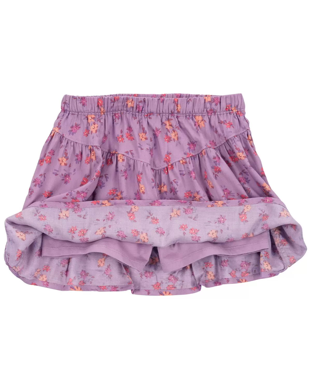 Oshkosh Kid LENZING™ ECOVERO™ Floral Print Smocked Top with Skort