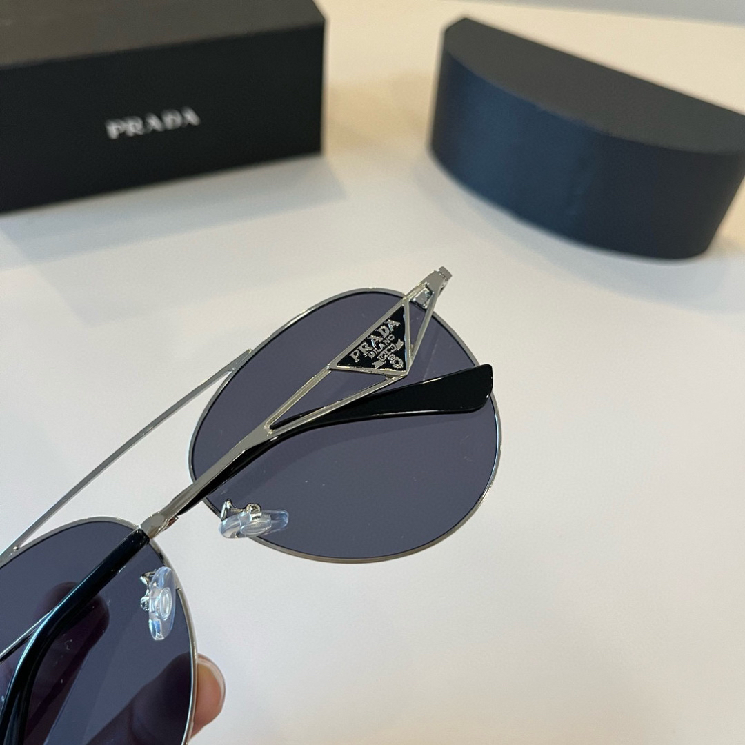 Prada round frame sunglasses