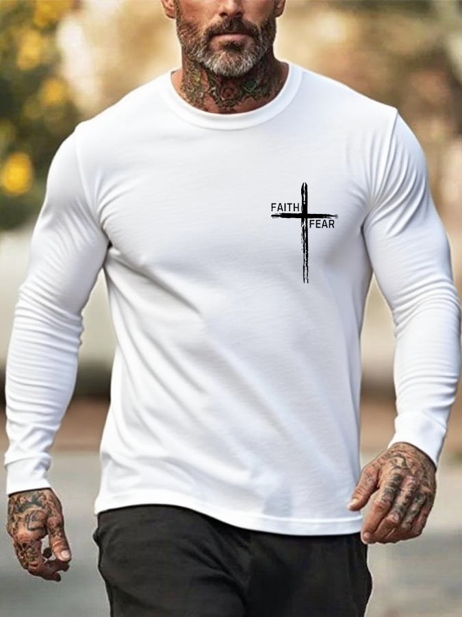 Men's Retro Faith Cross 