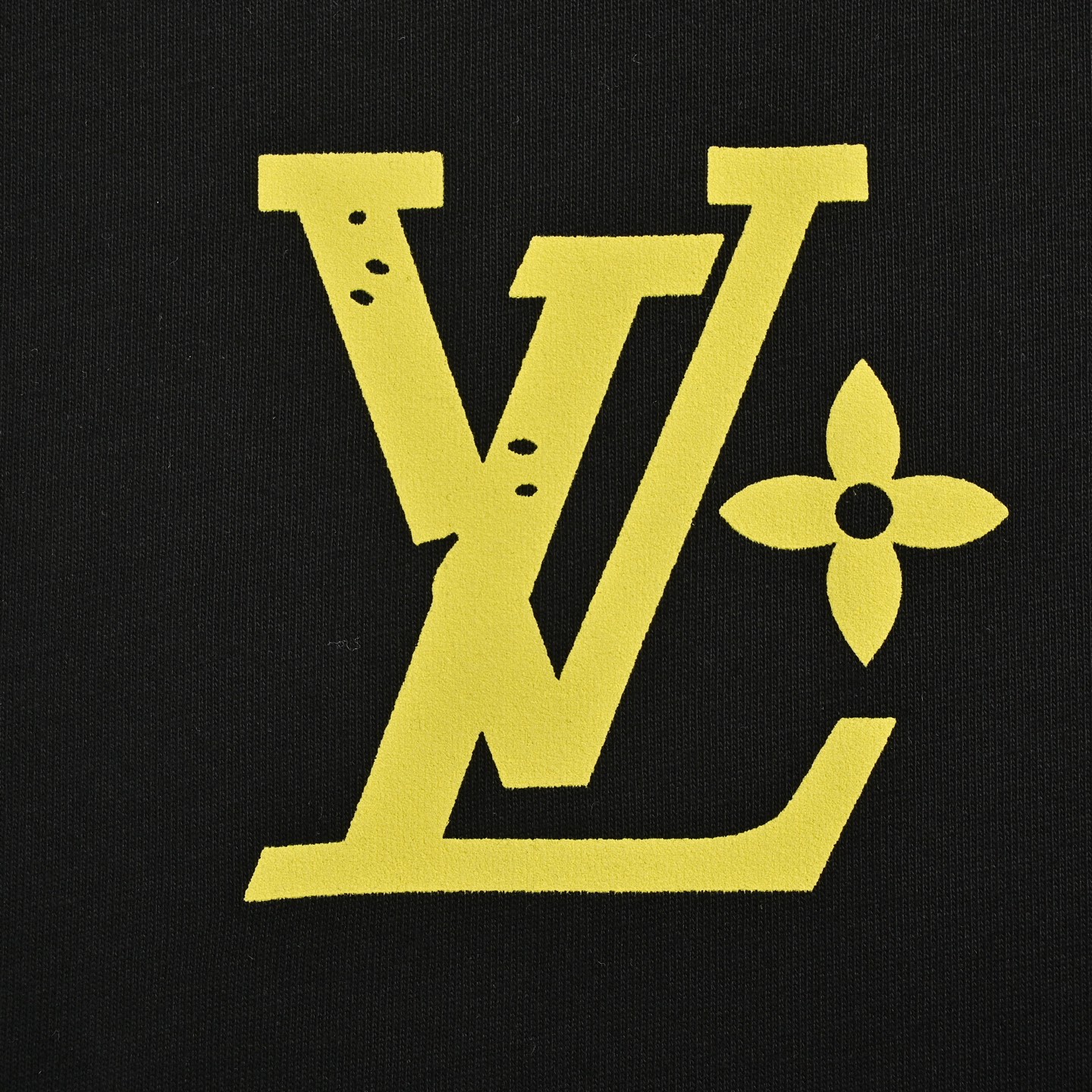 Louis Vuitton 25ss mottled letters monogram suede foam print short sleeves