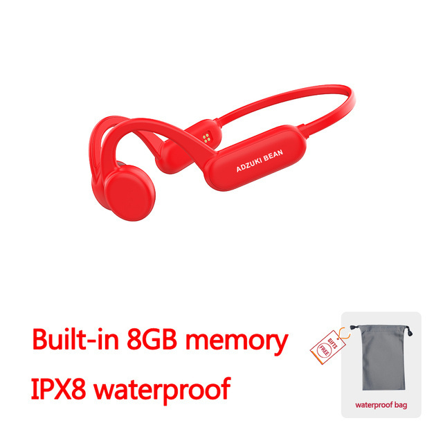New Bone Conduction Swimming Headset Bluetooth IPX8/IPX4 Waterproof Earphone Wireless Sports Headphones With Mic Stereo Earbuds