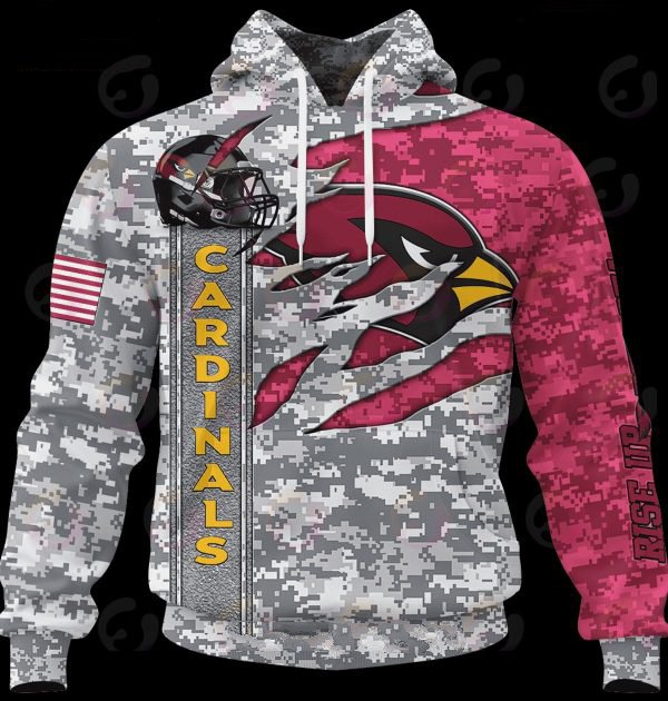 ARIZONA CARDINALS 3D HOODIE CAMO US