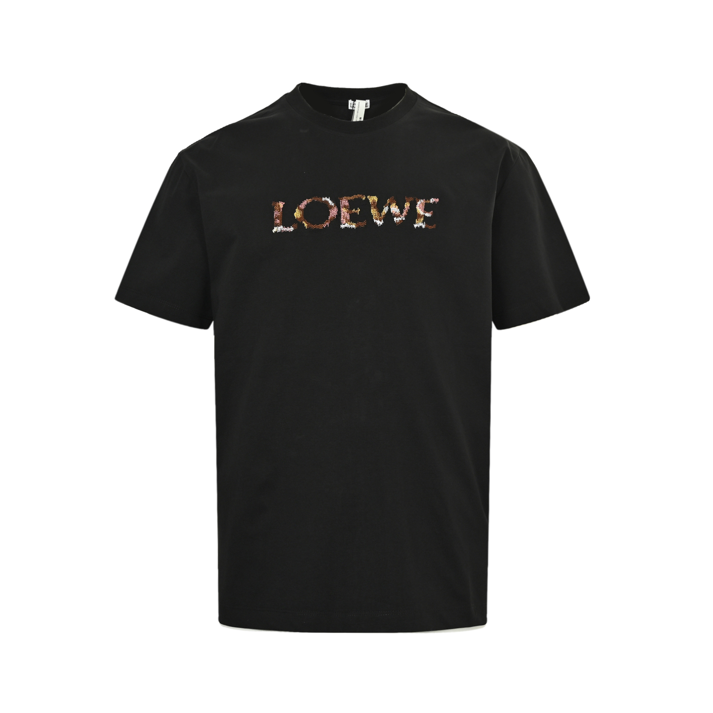 Loewe 25ss logo embroidered short sleeves