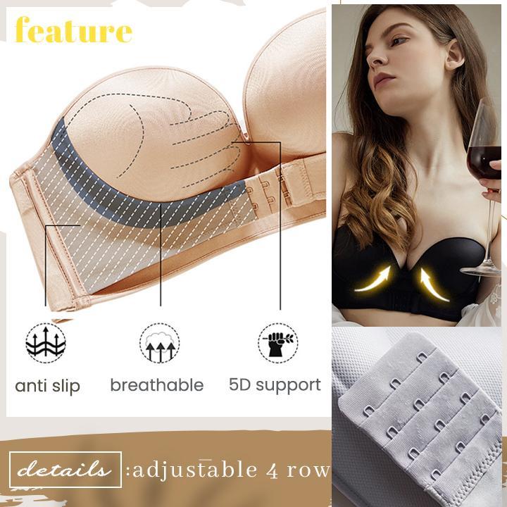 Strapless Front Buckle Lift Bra - BUY 3 FREE SHIPPING