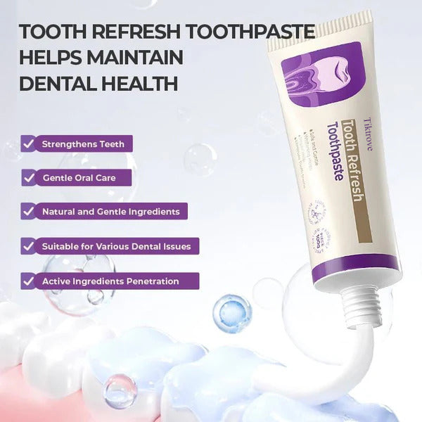 TIKTROVE Oral Care Toothpaste, Prevent Tooth Loss, Natural Ingredients