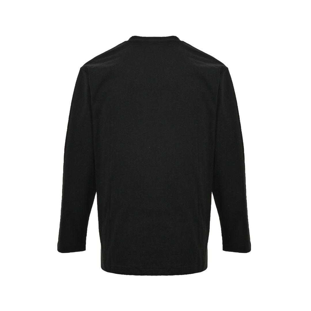 Loewe 24Fw offset embroidered logo long-sleeved T-shirt