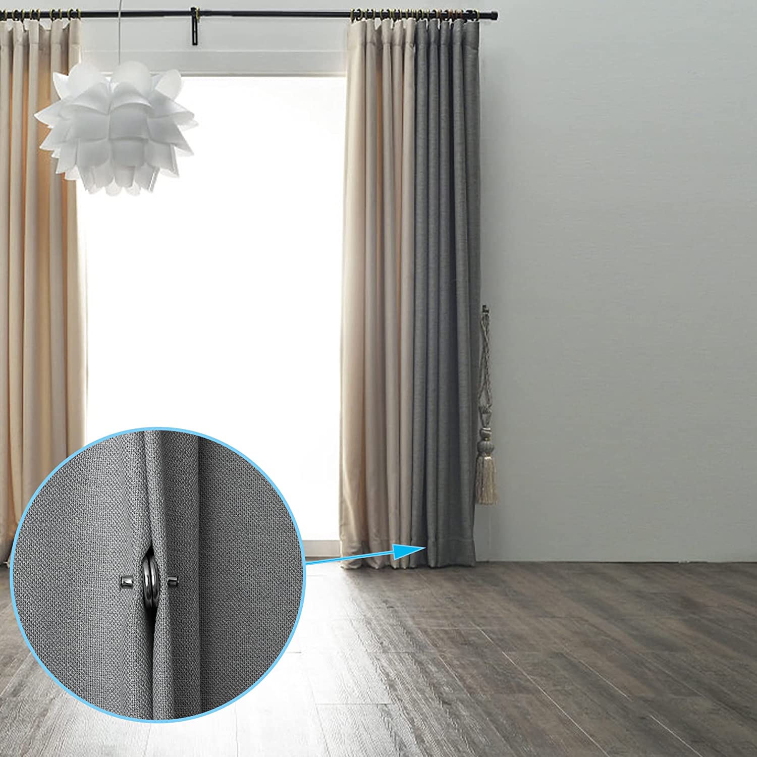 (🔥HOT SALE - 49% OFF🔥) Curtain Light Leakage Prevention Button (1 PAIR)💕