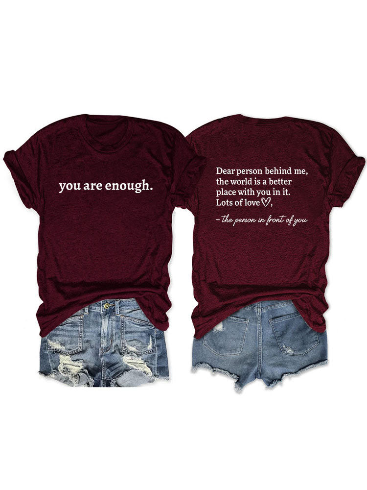 You Are Enough Tee
