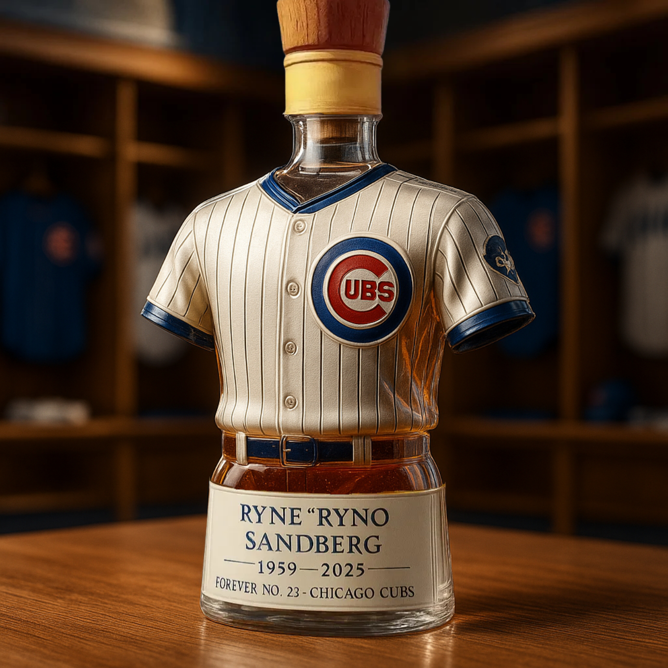 🧢 Ryne “Ryno” Sandberg Jersey Decanter – Forever No. 23