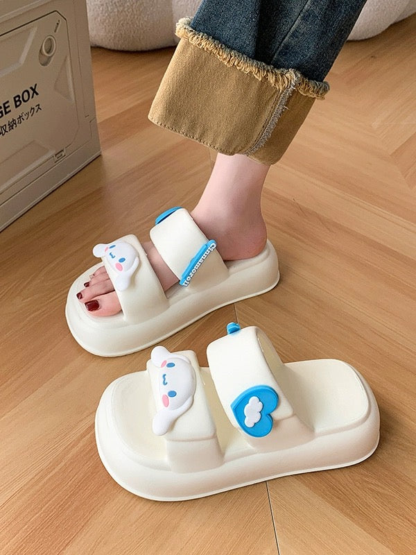 Sanrio Sandals Double Strap Waterproof EVA Chunky Slides