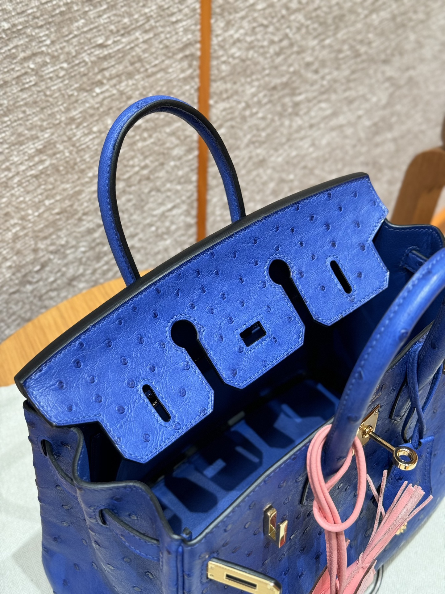 Hermès Birkin O7Bleuet Handbag (Handmade to Order)