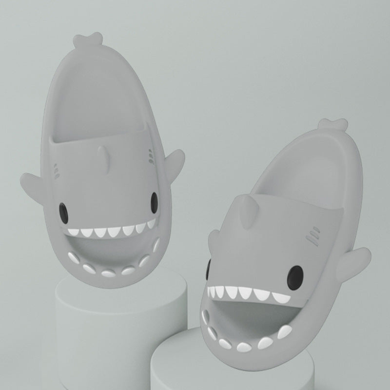 Slippers Funny Shark Cartoon