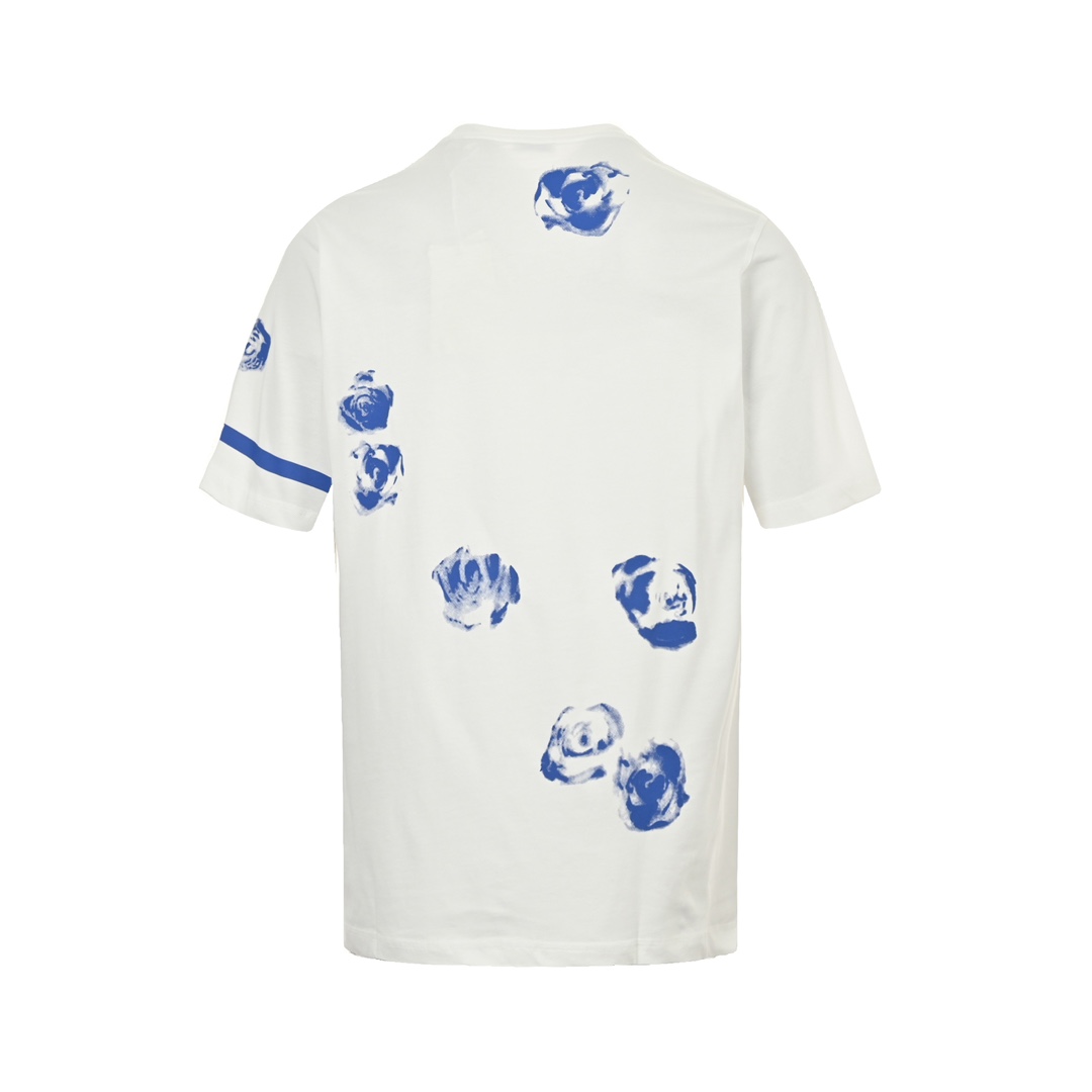 Burberry 24ss rose print short sleeve