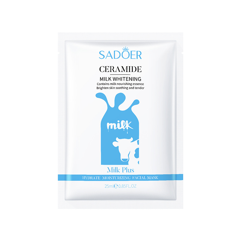 Milk mask Hydrating and moisturizing mask replenishes moisture to the skin