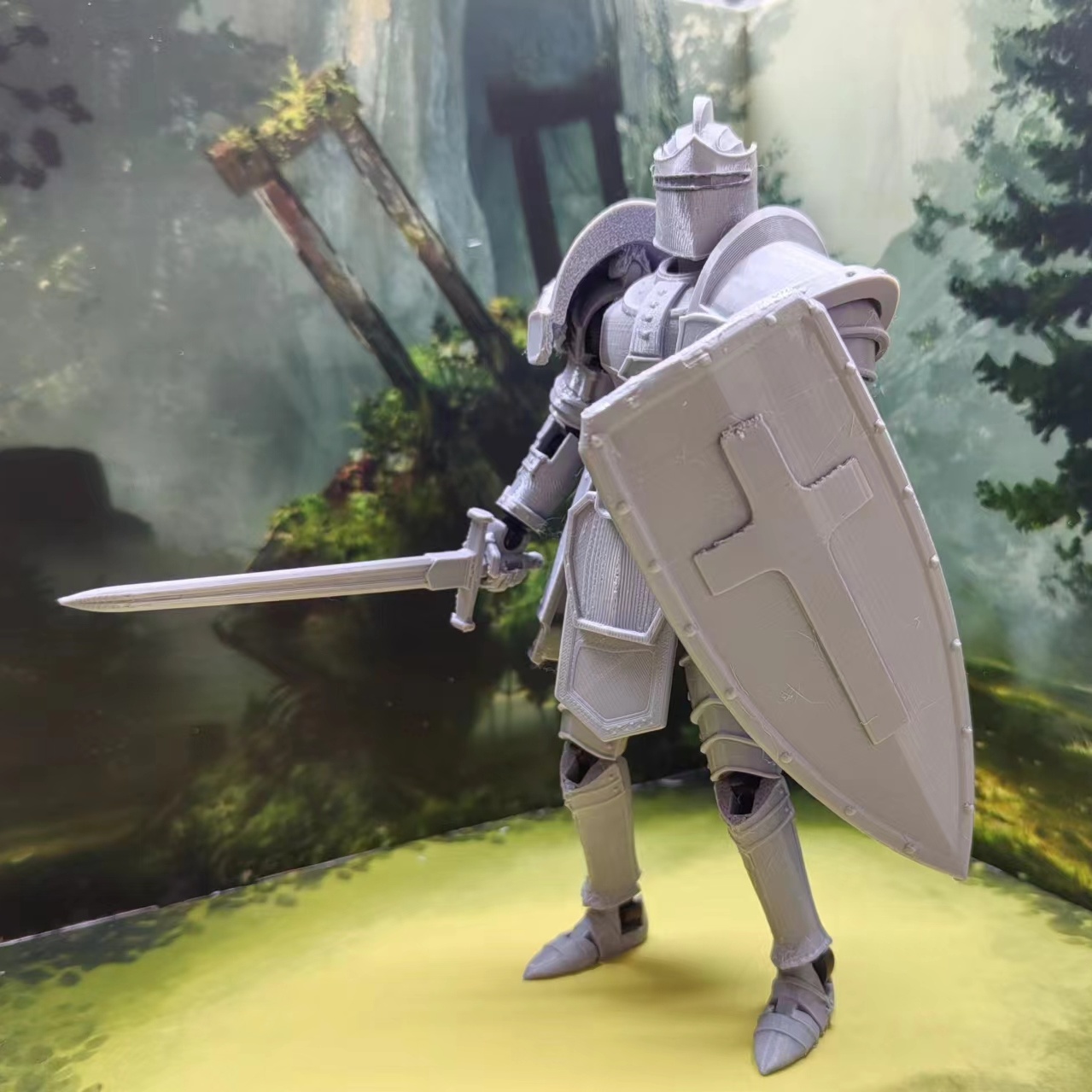 ⚔️🛡️DIY Medieval Heavy Plate Knight Strong Magnetic Removable Articulated Doll