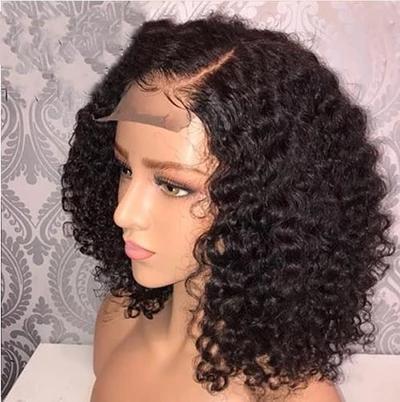 LuanWigs S12 Gorgeous Curly Bob Collar Length for Black Women