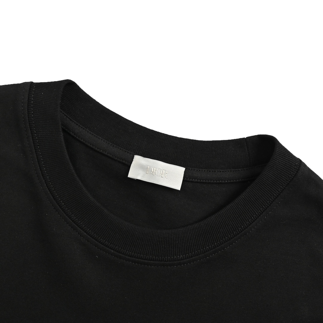 Dior 24ss embroidered pin short sleeve