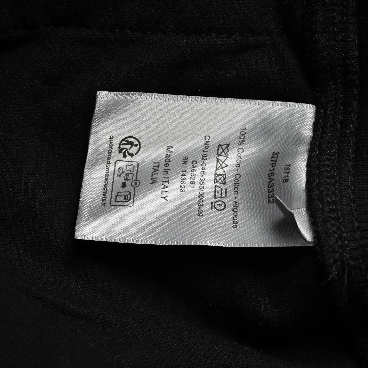 Dior 24Fw circular embroidered web fleece trousers
