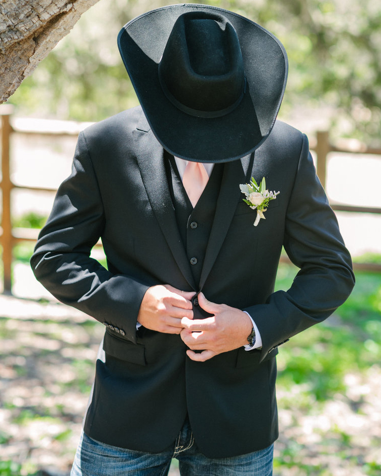 Men's Black Western Casual Long Sleeve Jacket Blazer