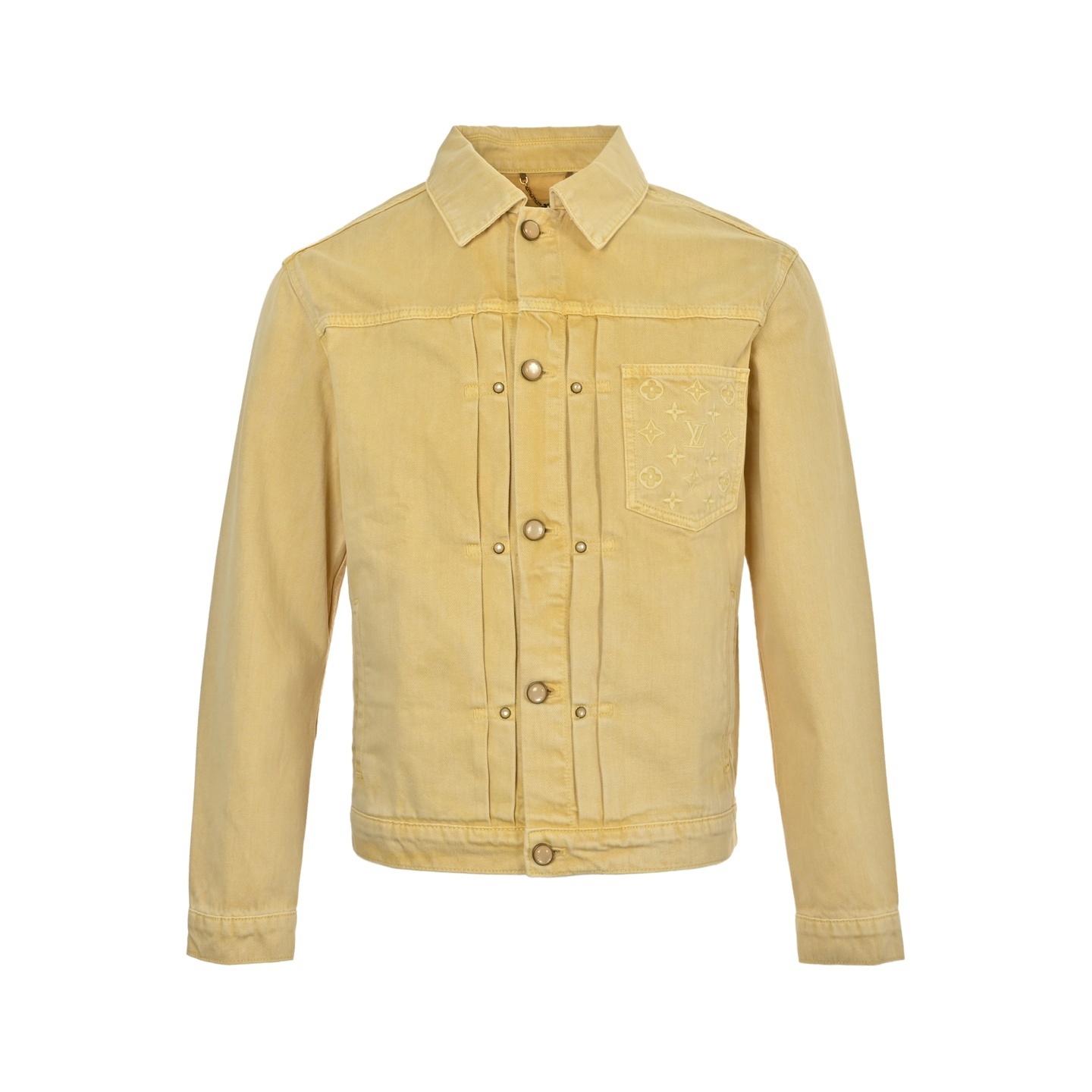 Louis Vuitton 25Fw pocket monogram embossed denim jacket