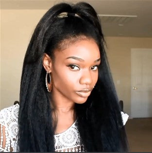 New Kinky Straight Lace Front Basic Cap Affordable Hair