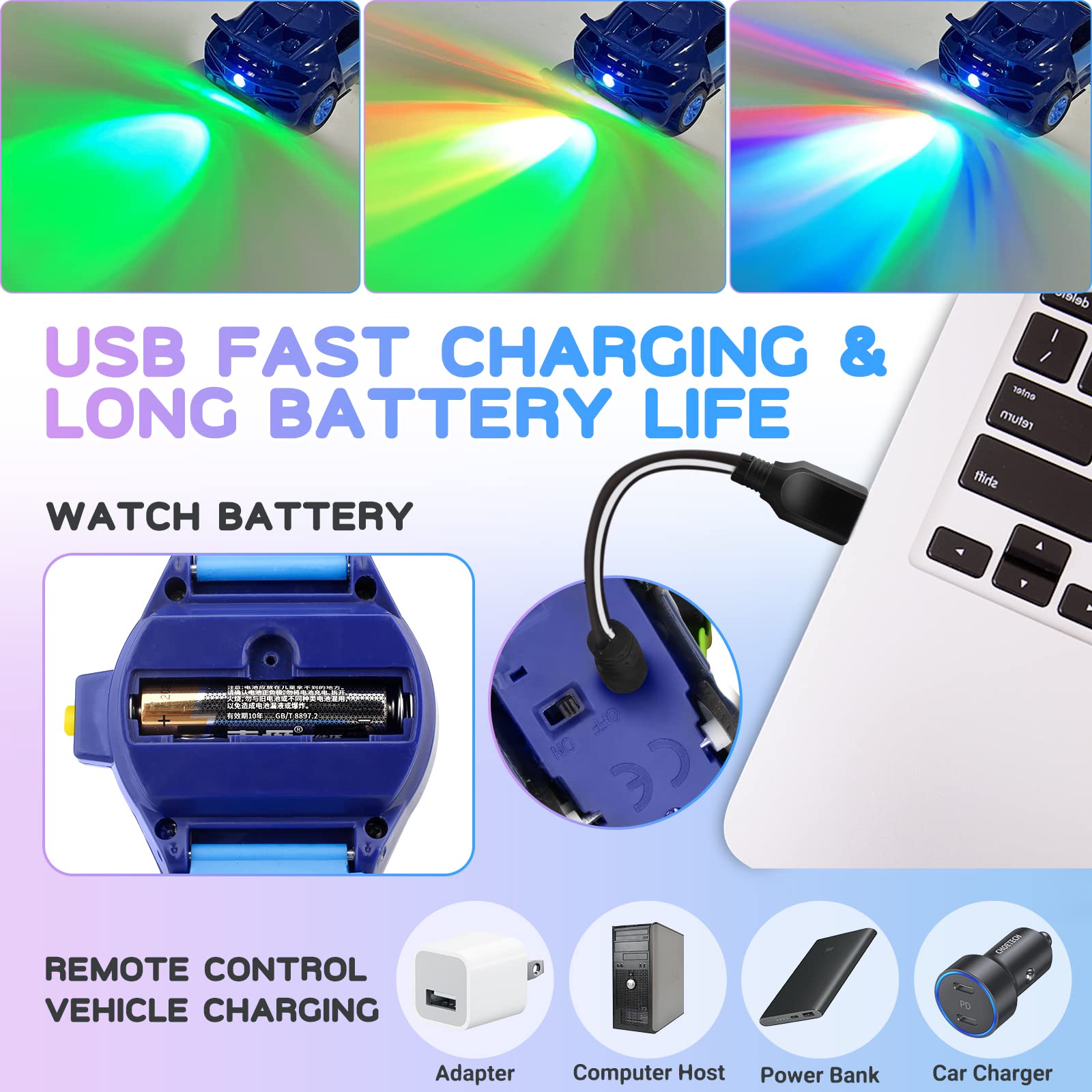 (🔥Last Day Promotion-SAVE 50% OFF)2023 New Watch Remote Control Car Toy-BUY 3 GET 15% OFF & FREE SHIPPING