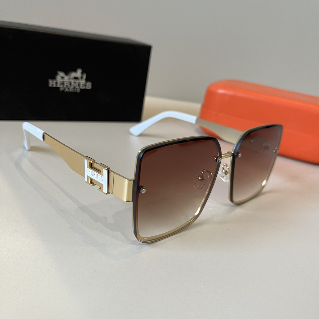 Hermes Square Frame Sunglasses