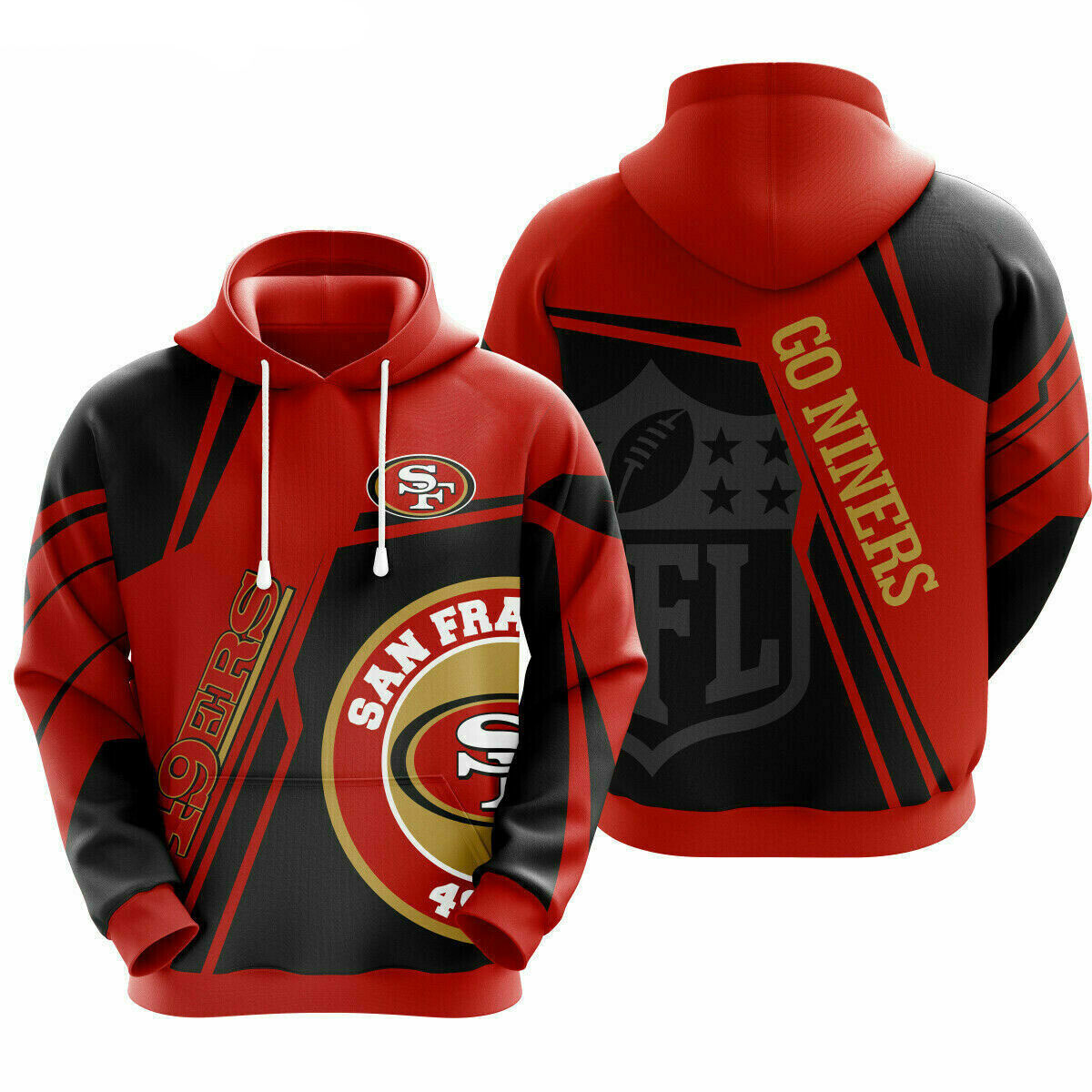 SAN FRANCISCO 49ERS 3D HOODIE NOV06