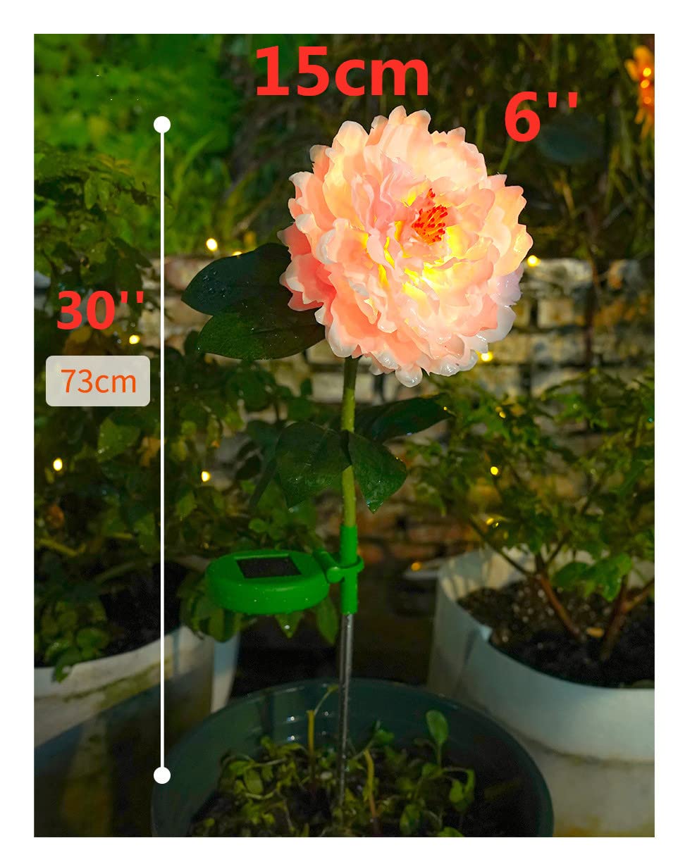 💥Last Day Promotion-[SAVE 50% OFF]--Solar Peony Flower Decorative Light--BUY 3 GET 10% OFF & FREE SHIPPING