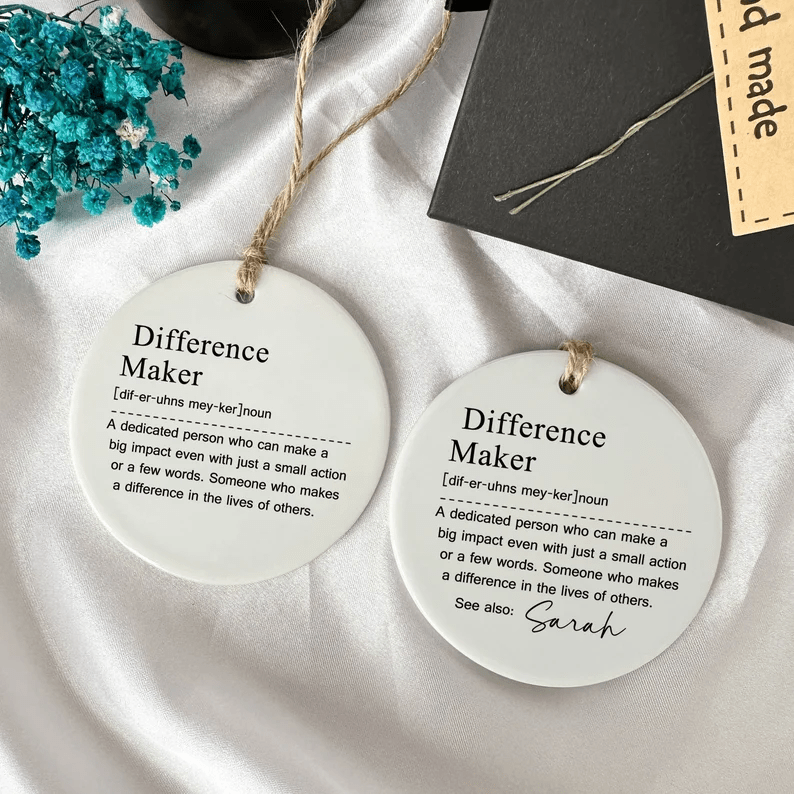 Personalized Difference Maker Gift
