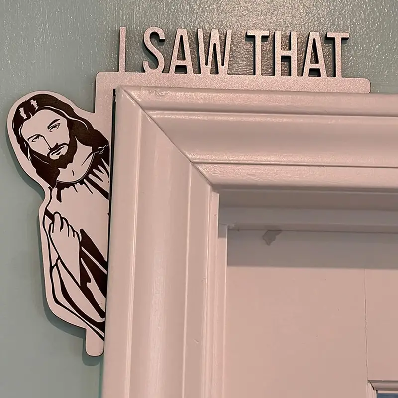 ON SALE🔥“I Saw That ”Jesus Sign Frame Decor-Buy 4 Free Shipping