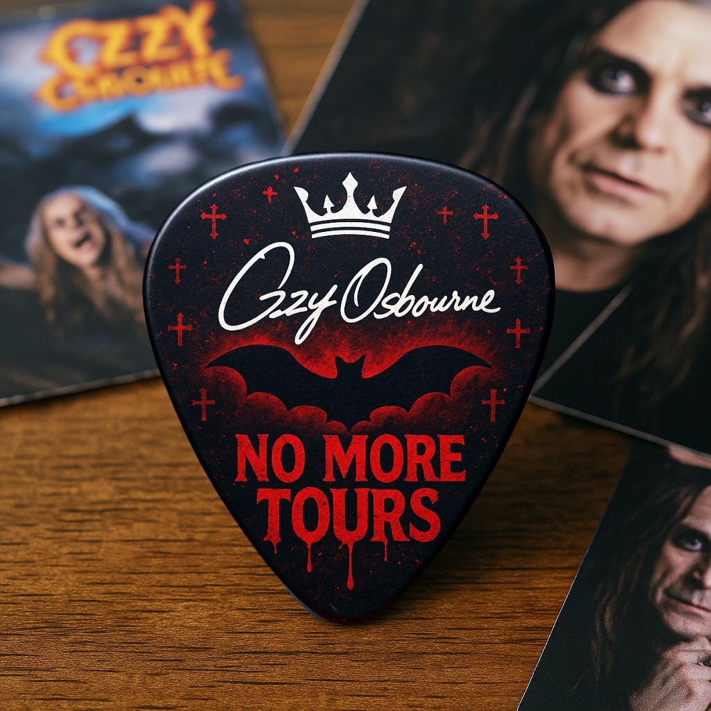 Ozzy Osbourne – “No More Tours” RIP Guitar Pick