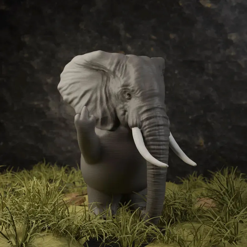 Funny Animal Desktop Statue