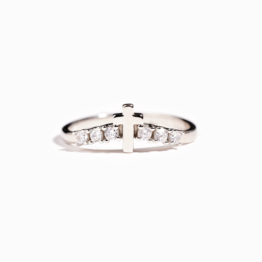 Storms Of Life Cross Arch Ring