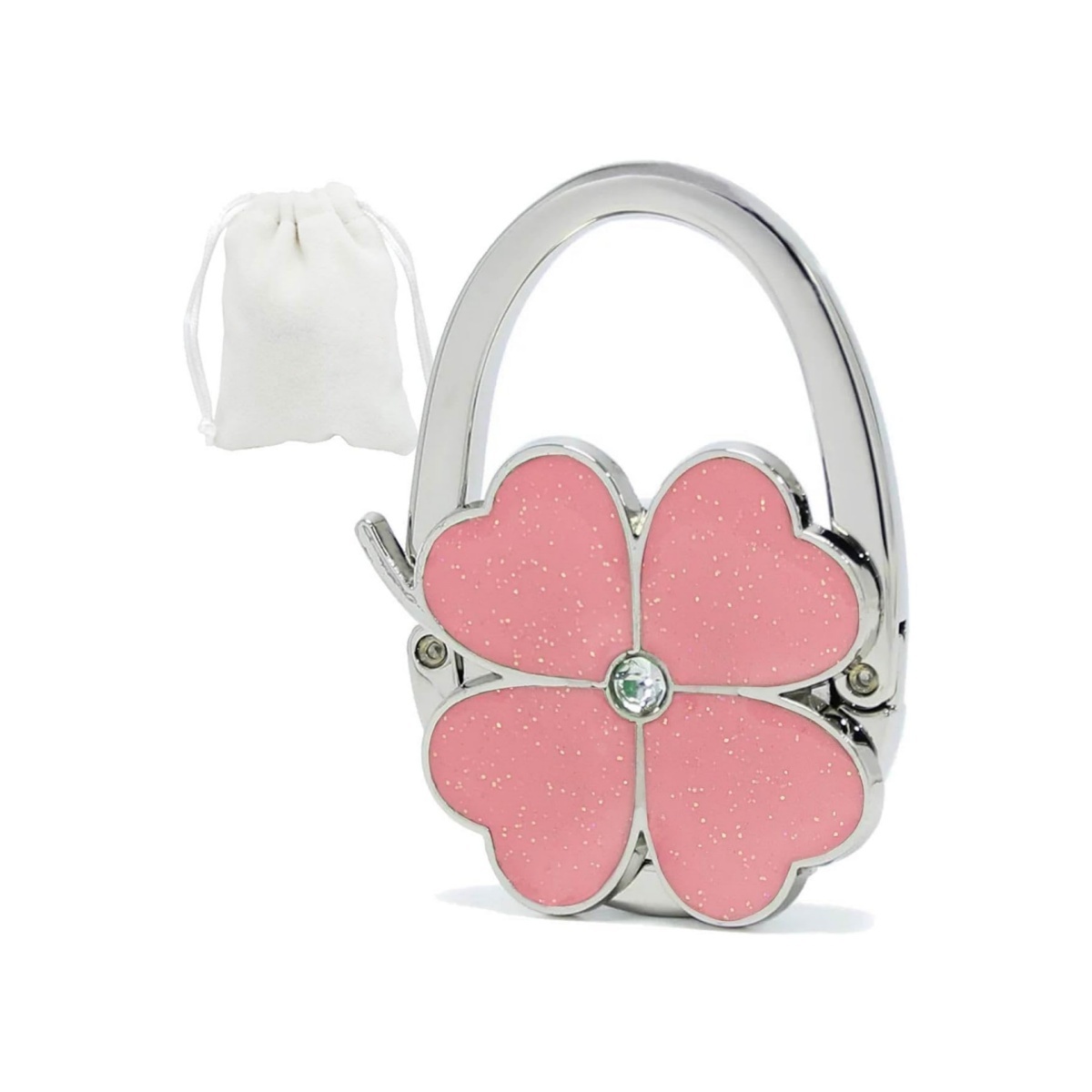 💖Last Day 49% OFF💖Clover Design Foldable Handbag Hanger Table Hook Holder