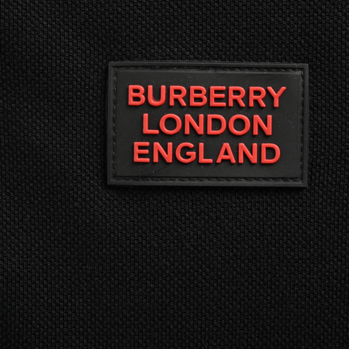Burberry 25ss chest logo lettering Polo short sleeve