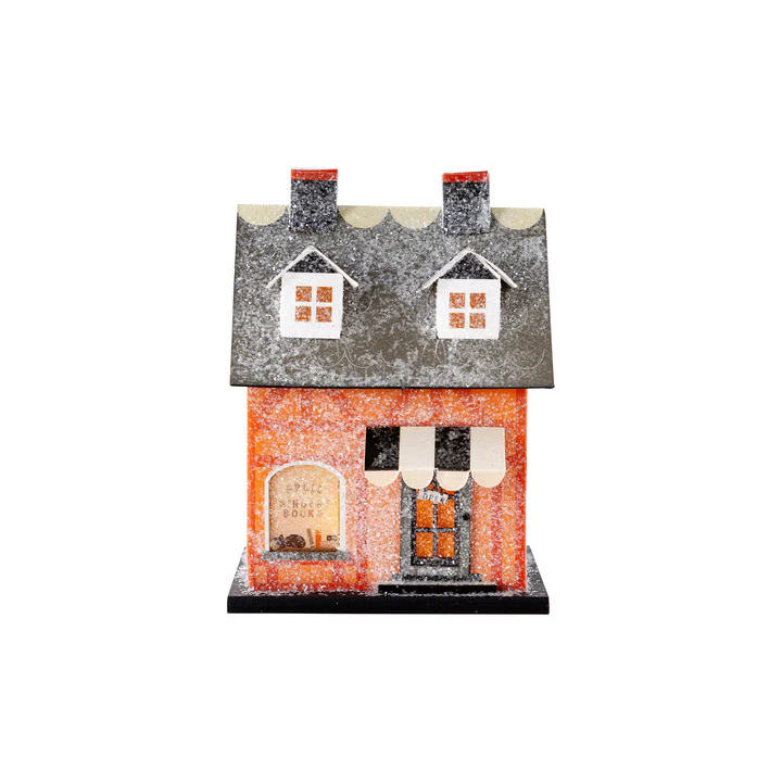 💥ON SALE💥🍂 LED Fall Glow Haunted House Lantern , Witch Cottage✨🏠