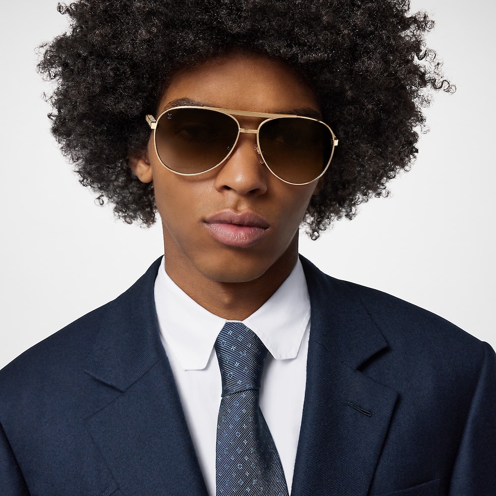 Louis Vuitton ATTITUDE Aviator Sunglasses Z0339U