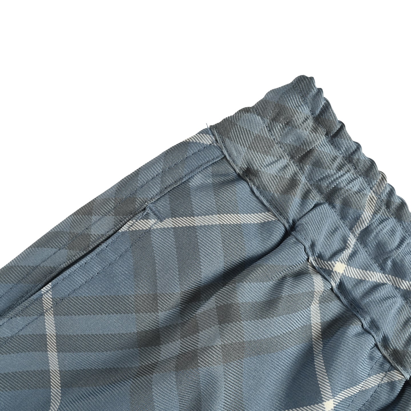 Burberry 25ss drawstring twill check shorts