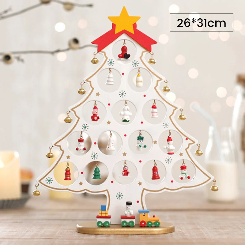 🎄Early Christmas Sale 50% OFF - 【Tiktok Hot Sale】DIY Wooden Mini Christmas Tree Set-BUY 2 FREE SHIPPING