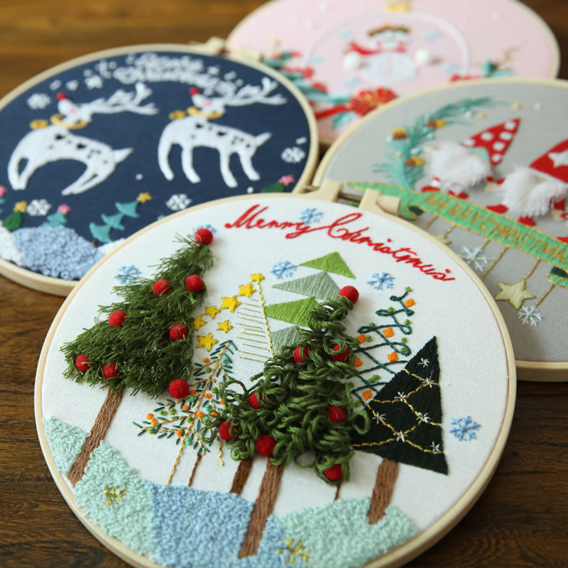 🔥Last Day 70% OFF - 🎄Perfect Gift - Christmas Embroidery (Beginners edition)