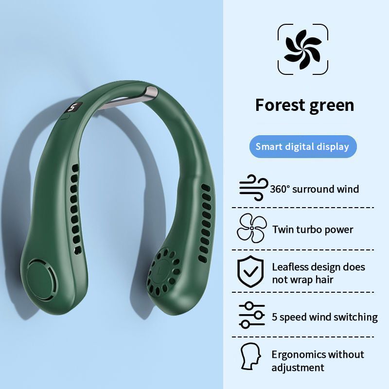🎁Last Day Promotion SAVE 70% - 2023 New Portable Neck Fan -- BUY 2 GET 15% OFF & FREE SHIPPING NOW
