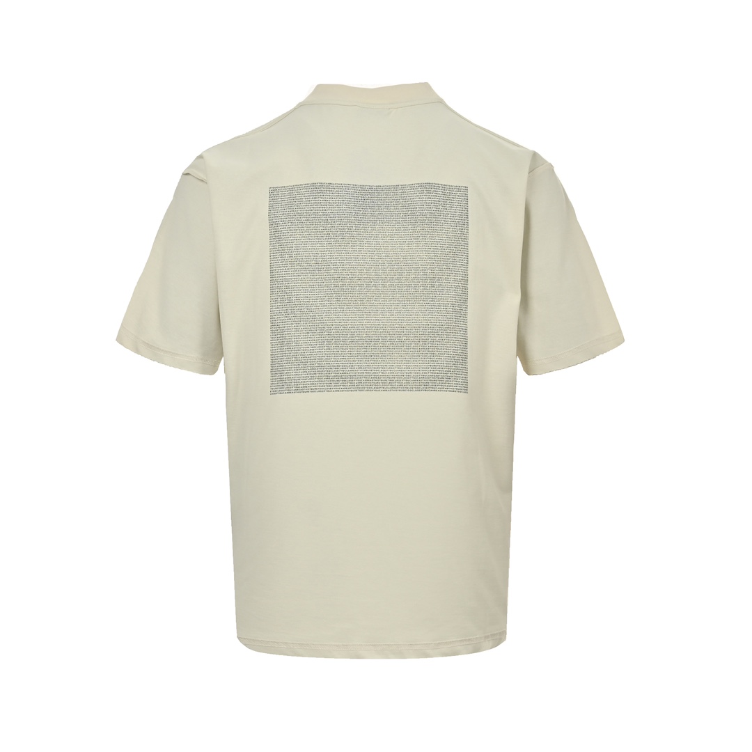 Balenciaga 24ss reverse wear three-dimensional thick rubber letter print short sleeve