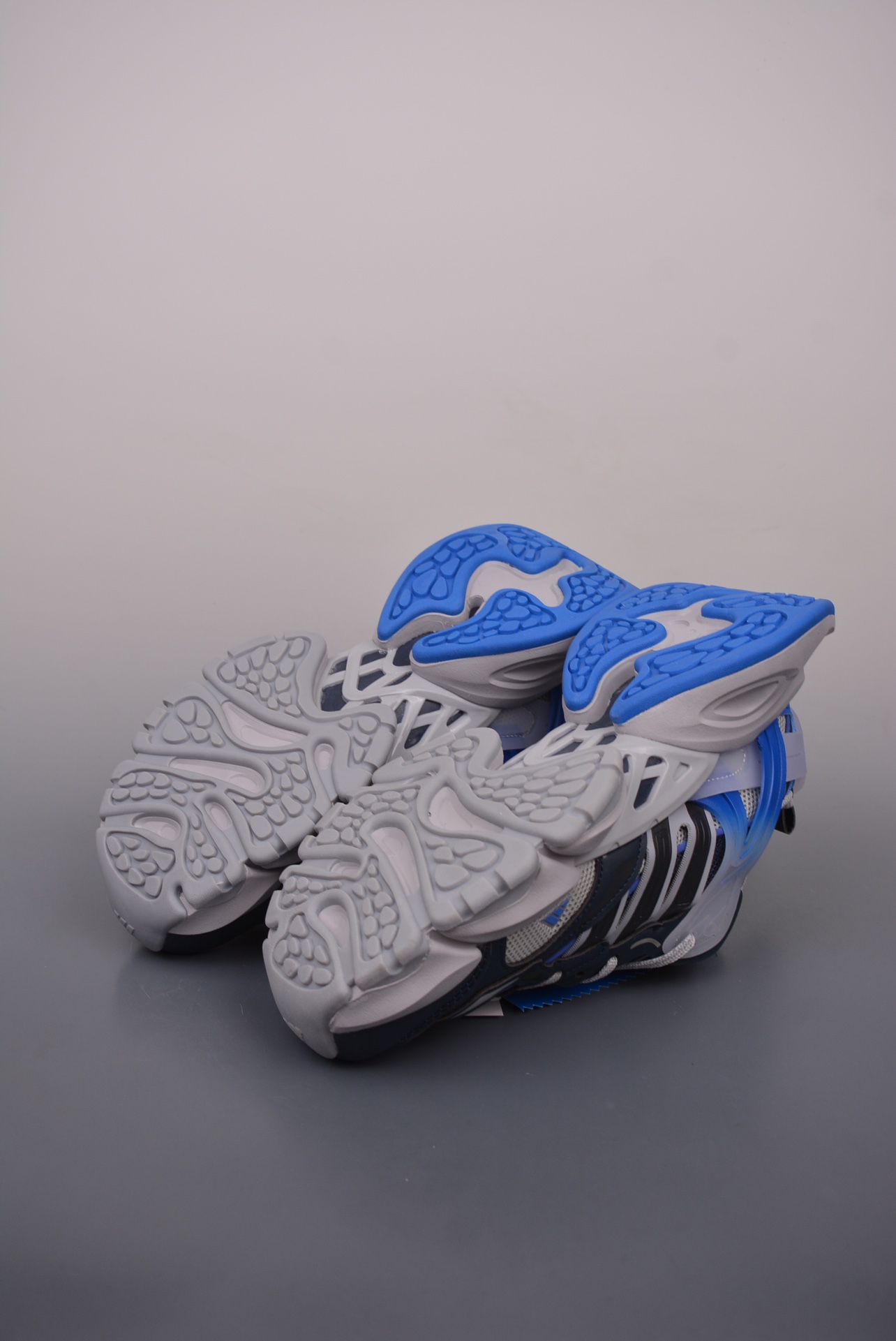 Adidas XLG Runner Deluxe Navy Blue Gray Blue JR8079
