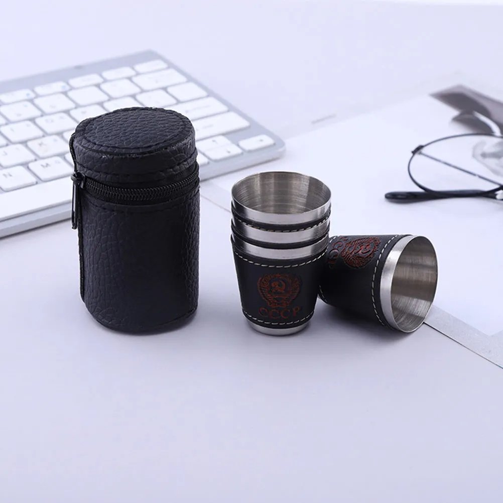 🔥Last Day Promotion-[SAVE 50% OFF]--Portable Stainless Steel Camping Cup 🔥(SET OF 4PCS)-BUY 2 SETS GET 10% OFF