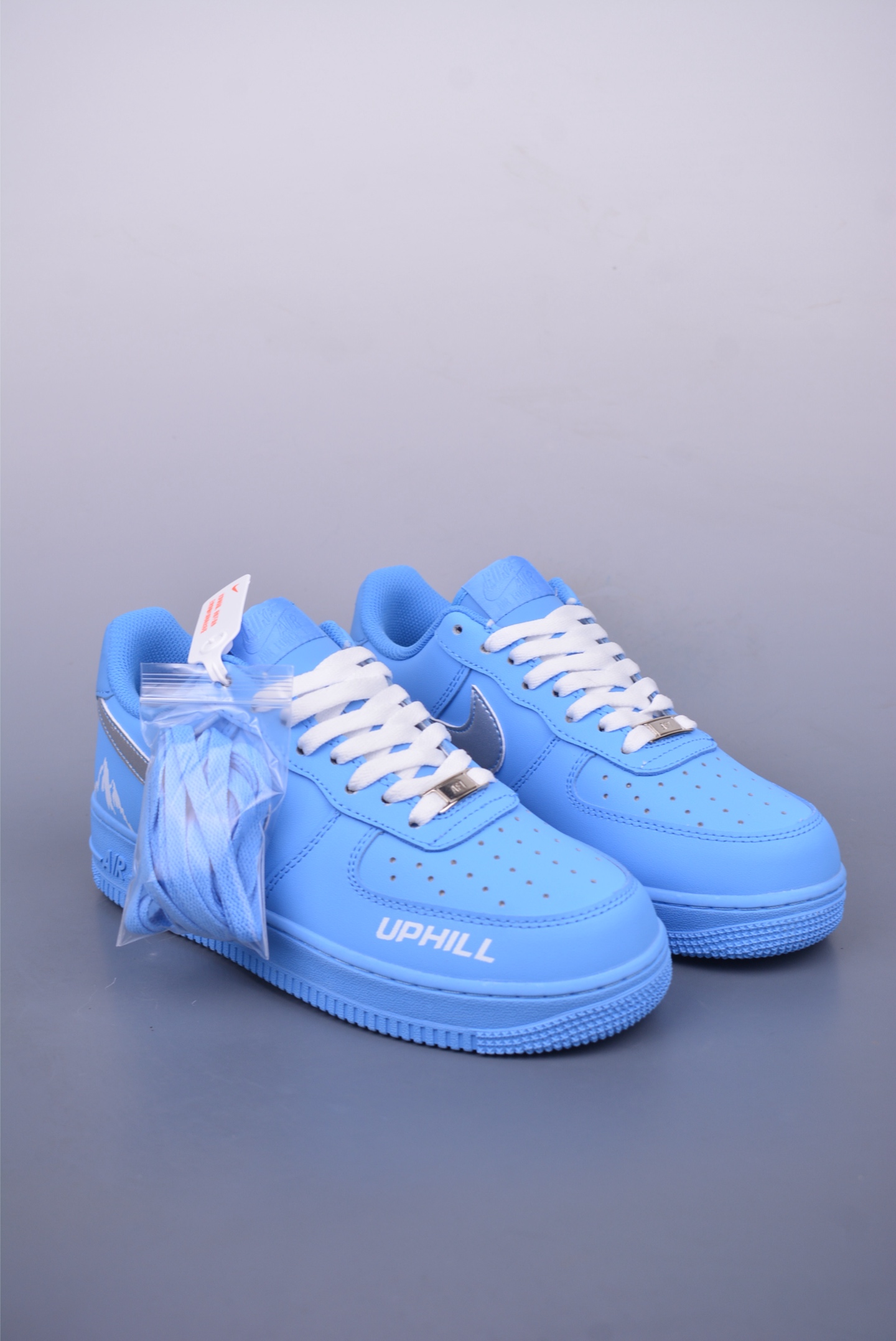 UPHILL x Nike Air Force 1'07 Low Sneakers North Carolina Blue CW2288-029
