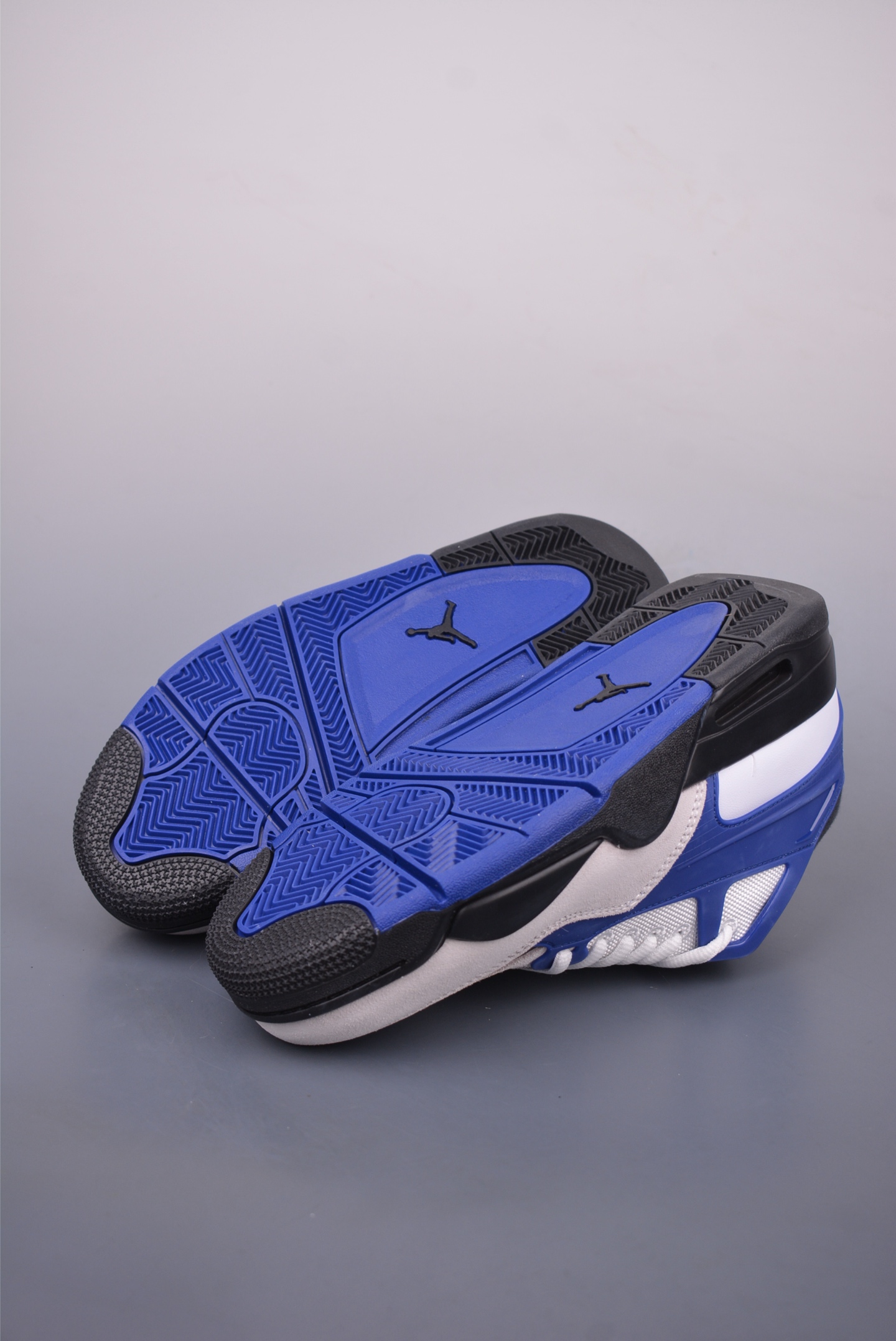 Nike Air Jordan 4 RM Reflective Basketball Shoes Black, White and Blue FQ7939-140