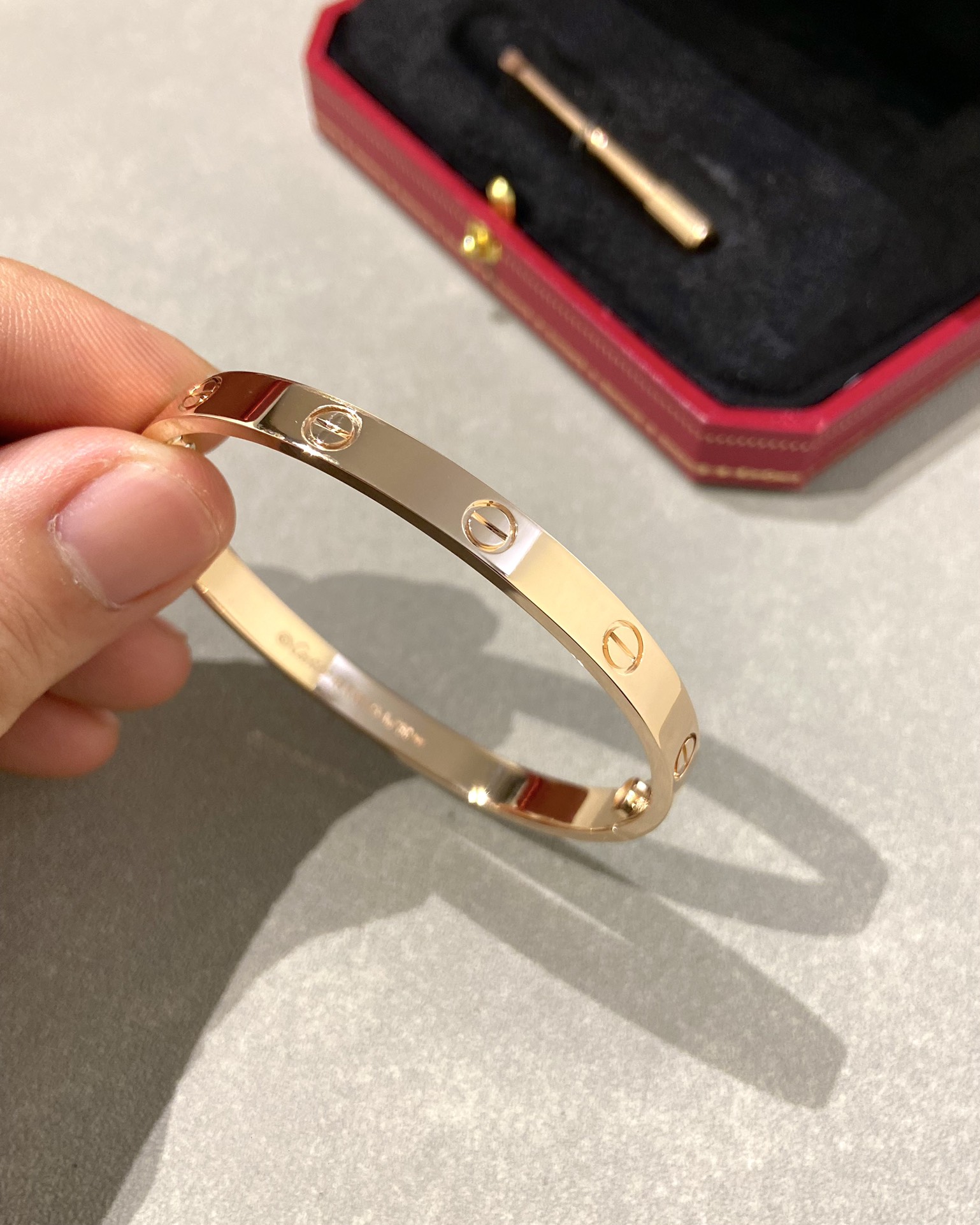 Cartier wide diamond-free bracelet
