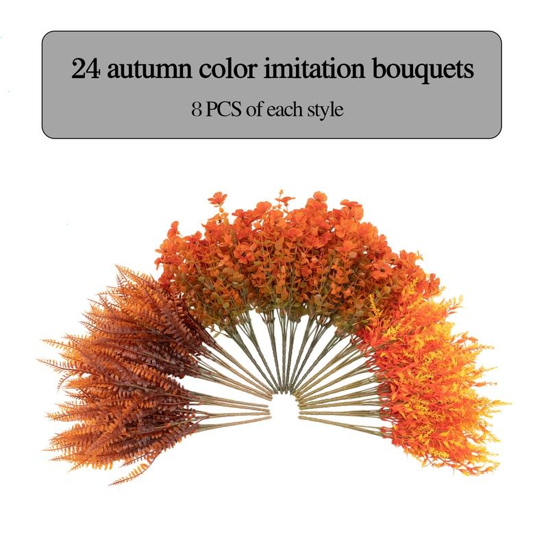 🔥HOT SALE🔥Realistic Fall Fake Flowers UV Resistant Outdoor Indoor Decor