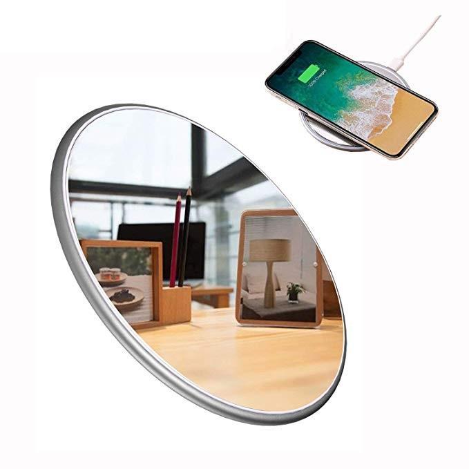 Wireless Charger Portable LED Makeup Mirror